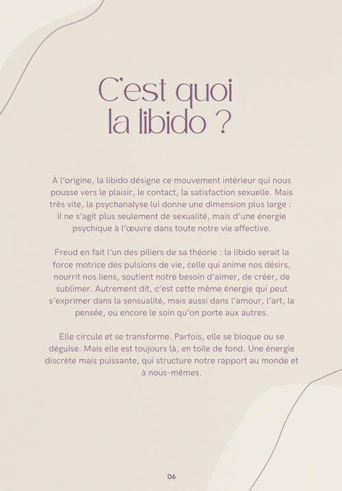 Livre papier Libido Positive